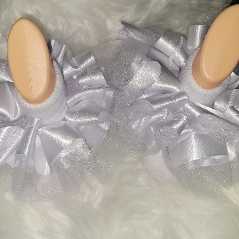 Ruffle socks (detachable anklets)
